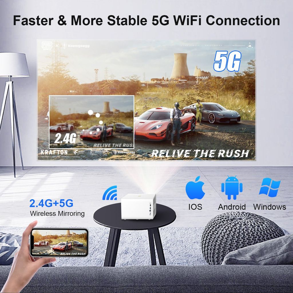 Máy chiếu Mini Trackolor J5 4K