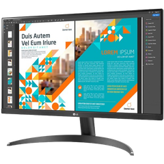 Màn hình đồ họa LG QHD 24QP500-B 24 inch/ 2K/ IPS/ 75Hz/ 5ms