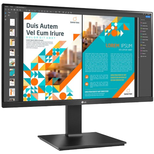 Màn Hình Gaming LG 24QP550-B (23.8 inch/2K/IPS/75Hz/5ms/300nits/HDMI+DP/Phẳng)