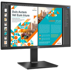 Màn Hình Gaming LG 24QP550-B (23.8 inch/2K/IPS/75Hz/5ms/300nits/HDMI+DP/Phẳng)