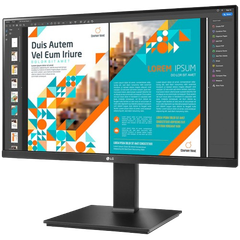 Màn Hình Gaming LG 24QP550-B (23.8 inch/2K/IPS/75Hz/5ms/300nits/HDMI+DP/Phẳng)
