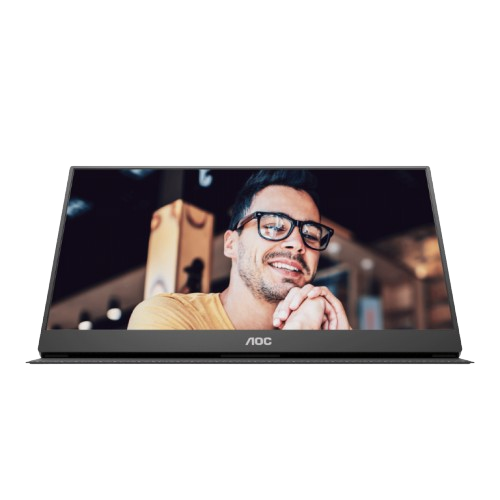 Màn hình di động AOC 16T20 15.6 inch/Full HD/IPS/60Hz/5ms/ 16.7 triệu màu/ USB-C/ kèm Foldable Smart Cover