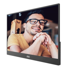 Màn hình di động AOC 16T20 15.6 inch/Full HD/IPS/60Hz/5ms/ 16.7 triệu màu/ USB-C/ kèm Foldable Smart Cover