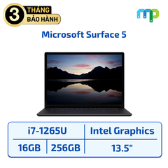Laptop Microsoft Surface 5 I7-1265U/16GB/SSD 256GB/LCD 13.5