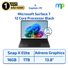 Laptop Microsoft Surface 7 Snapdragon® X  Elite 12 Core Processor/16GB/1TB SSD/13.8” Touch/Windows 11 Black