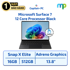 Laptop Microsoft Surface 7 Snapdragon® X  Elite 12 Core Processor/16GB/512GB SSD/13.8” Touch/Windows 11 Black