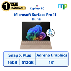 Laptop Microsoft Surface Pro 11 Snapdragon X Plus/16GB/512GB-SSD/13.0 Touch/Win11 Dune