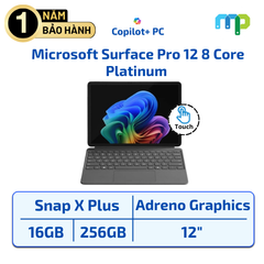 Máy tính bảng Microsoft Surface Pro 12 Snapdragon X Plus (8 Core)/16GB/SSD 256GB/12
