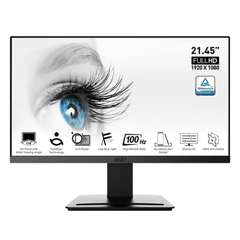 Màn hình MSI Pro MP225 21.45 inch/ Full HD/ IPS/100Hz/1ms/phẳng