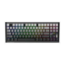 Bàn phím cơ có dây Machenike K600E B87W/Wireless Tri Mode/ RGB Side/ Printed Grey/ Gr Silver Switch