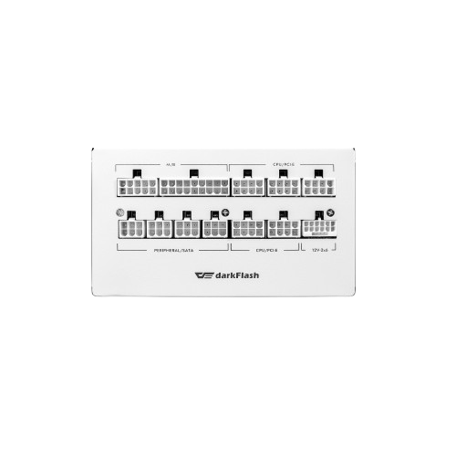 Nguồn Máy Tính DARKFLASH PMT 850 GOLD FULL MODULAR POWER SUPPLY Trắng