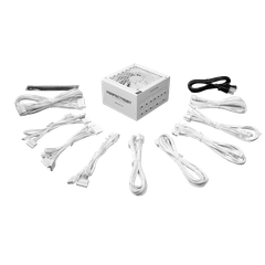 Nguồn Máy Tính DARKFLASH PMT 850 GOLD FULL MODULAR POWER SUPPLY Trắng