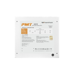 Nguồn Máy Tính DARKFLASH PMT 850 GOLD FULL MODULAR POWER SUPPLY Trắng