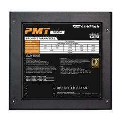 Nguồn Máy Tính DARKFLASH PMT 1050 GOLD FULL MODULAR POWER SUPPLY Đen