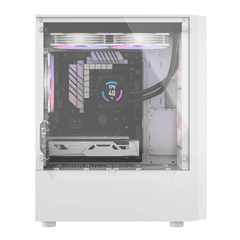 Thùng máy Vitra Cruise AX3 - Trắng | Micro ATX, kèm sẵn 4 fan RGB