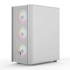 Thùng máy Vitra Cruise AX3 - Trắng | Micro ATX, kèm sẵn 4 fan RGB
