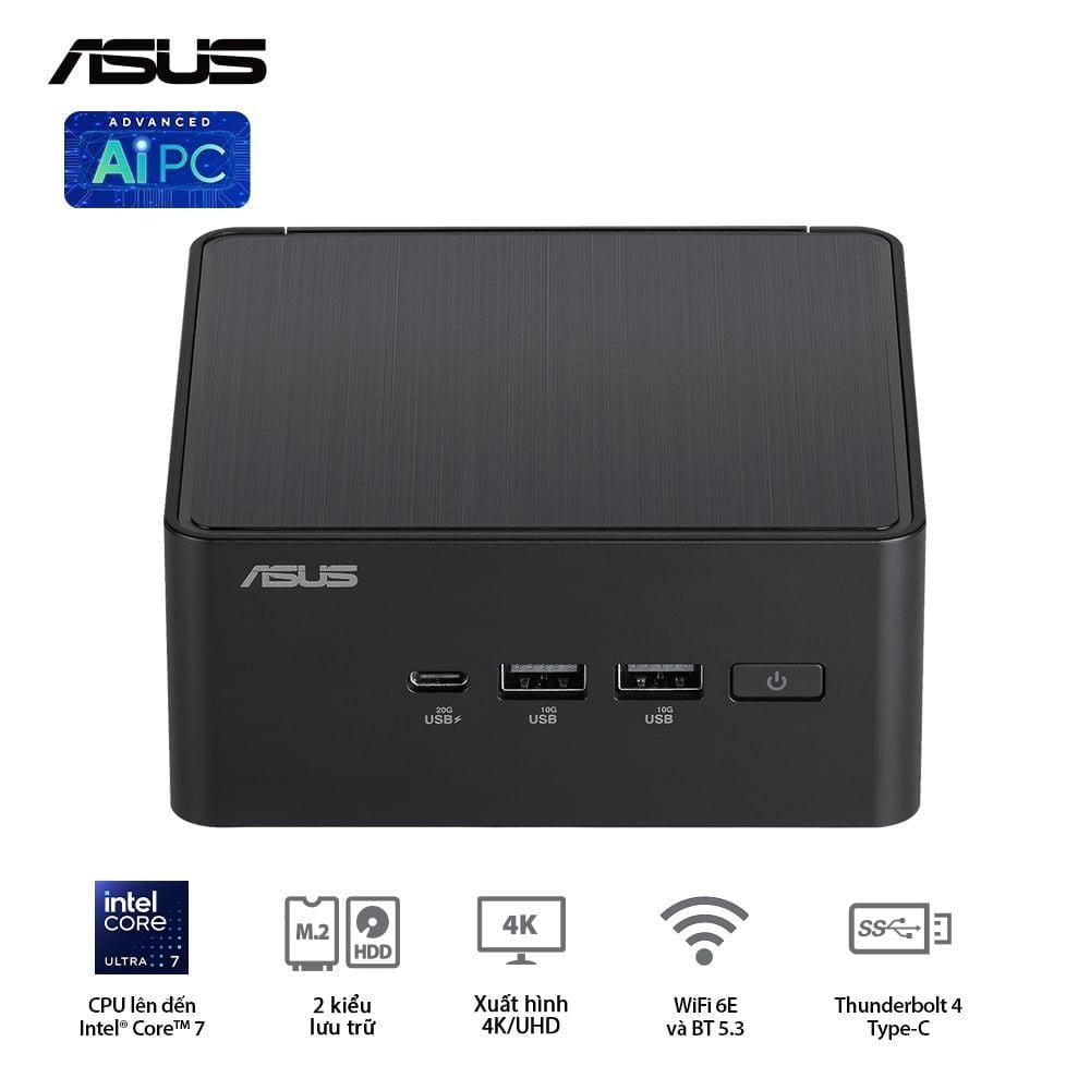 Mini PC ASUS NUC 14 Pro Tall Revel Canyon | U7- 155H (RNUC14RVHU700000I)