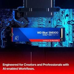 SSD Western Digital Blue SN5100 1TB M.2 PCIe Gen4 x4 NVMe WDS100T5B0E-00CPE0