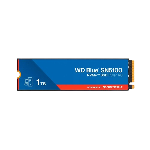 Ổ cứng gắn trong Western Digital SSD 1TB SN5100 NVMe Blue WDS100T5B0E-00CPE0