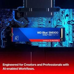 SSD Western Digital Blue SN5100 1TB M.2 PCIe Gen4 x4 NVMe WDS100T5B0E-00CPE0