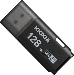 Ổ Cứng Di Động Usb 128GB Kioxia U301 3.2 Gen 1 - Màu Đen LU301K128GG4