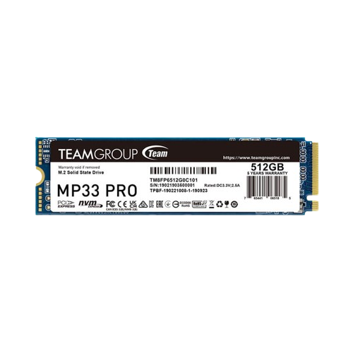 Ổ cứng gắn trong SSD TeamGroup MP33 Pro 512GB NVMe