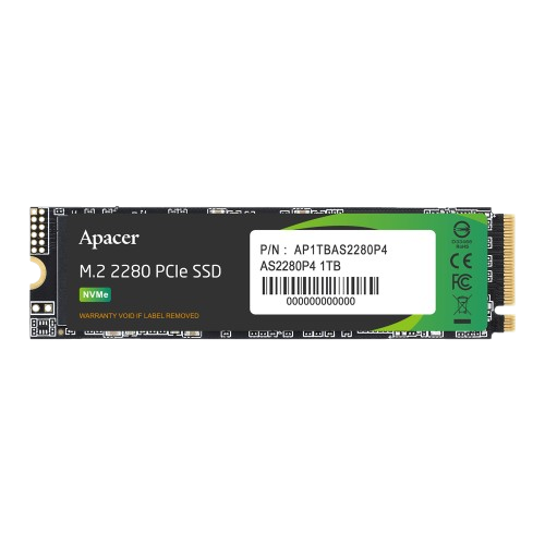 Ổ cứng SSD Apacer 1TB AS2280P4U M.2 PCIe Gen 3x4 AP1TBAS2280P4U-1