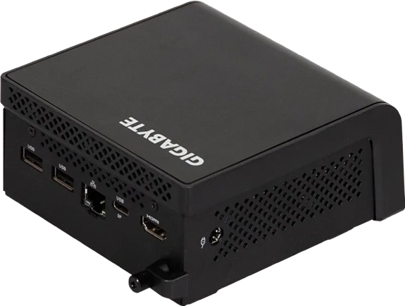 PC MINI GIGABYTE BRIX GB-BTIP-N250 Intel N250/1xD5-4800/1xNVMe/1x Sata/1xHDMI/WF/BT/1xLAN/VESA/nOS/ĐEN 6BXTWN2HWMR