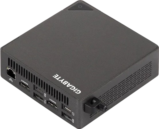 PC MINI GIGABYTE BRIX GB-BRU7-255H Ultra7 255H/2xD5-6400/2xNVMe/2xHDMI/1xUSB4/WF7/BT/1xLAN/VESA/nOS/ĐEN 6BXARH7SWMR