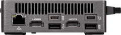 PC MINI GIGABYTE BRIX GB-BRU7-255H Ultra7 255H/2xD5-6400/2xNVMe/2xHDMI/1xUSB4/WF7/BT/1xLAN/VESA/nOS/ĐEN 6BXARH7SWMR