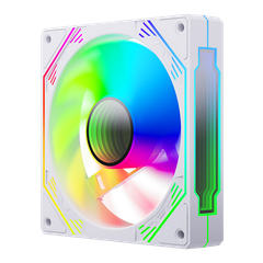 Fan Case Magic Ultra SnowMan Molex - Trắng | Cắm nguồn trực tiếp, RGB, fan lẻ 120mm