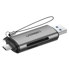 Đầu đọc thẻ TF/SD chân cắm USB-C và USB Ugreen 50706