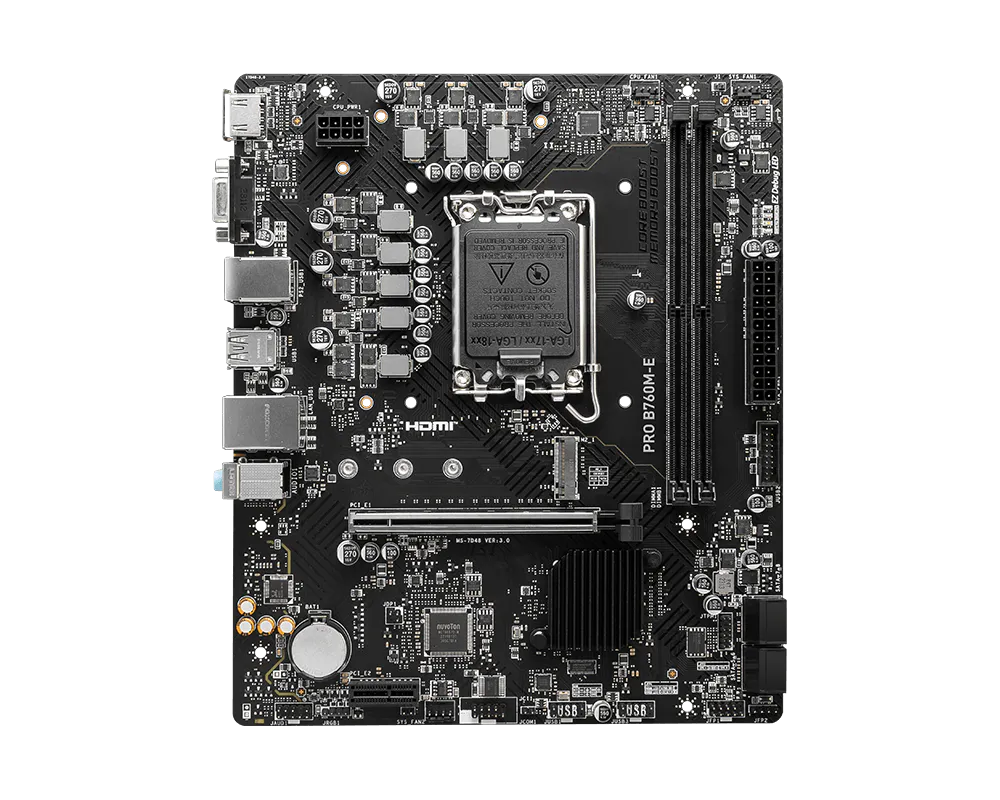 Mainboard MSI PRO B760M-E