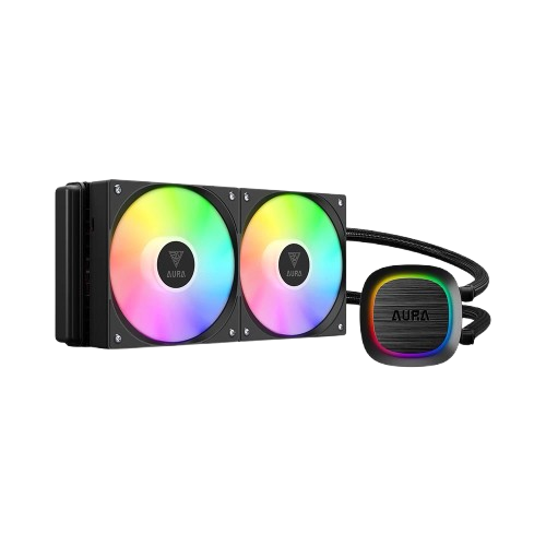 Tản nhiệt nước AIO Gamdias Aura GL240 V2 ARGB BK WCAURAGL240V2BLGA