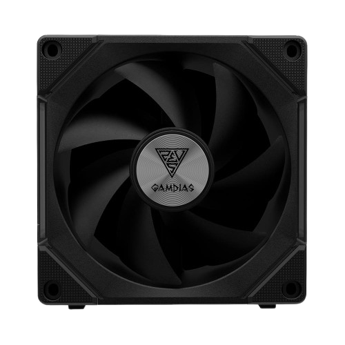Quạt tản nhiệt Gamdias AEOLUS P2-1203 ARGB PWM 120mm Black CCAEOLP21203BLGA