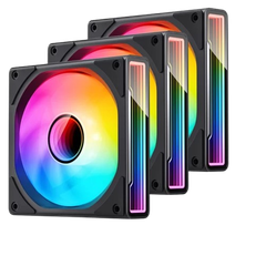 QUẠT TẢN NHIỆT JONSBO ZK-120B BLACK Xuôi