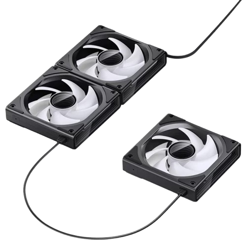 QUẠT TẢN NHIỆT JONSBO ZK-120B BLACK Xuôi