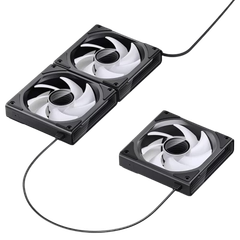 QUẠT TẢN NHIỆT JONSBO ZK-120B BLACK Xuôi