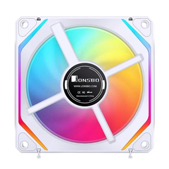 QUẠT TẢN NHIỆT JONSBO ZL-120B WHITE Xuôi