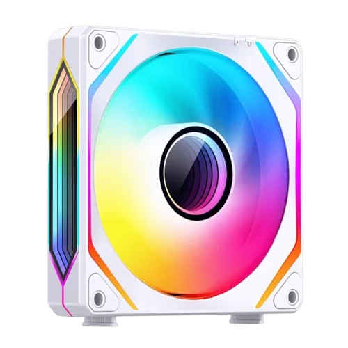 QUẠT TẢN NHIỆT JONSBO ZL-120B WHITE Xuôi