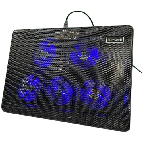 Quạt Tản Nhiệt Laptop Cooling Pad V5 màu đen