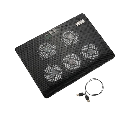 Quạt Tản Nhiệt Laptop Cooling Pad V5 màu đen