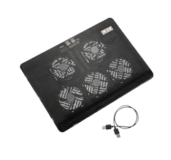 Quạt Tản Nhiệt Laptop Cooling Pad V5 màu đen