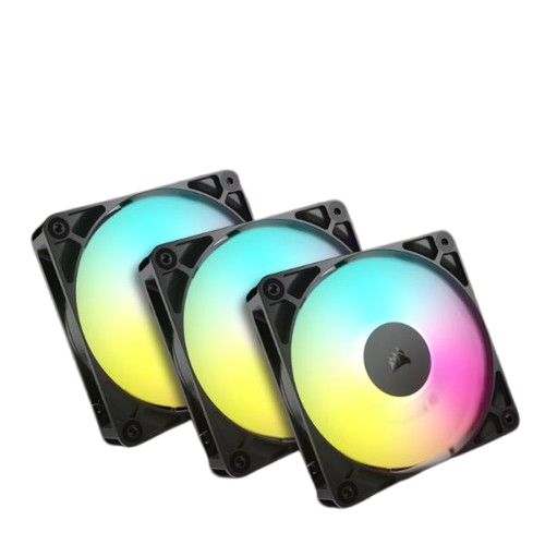 Bộ 3 fan case Corsair RS120 - Đen CO-9050181-WW