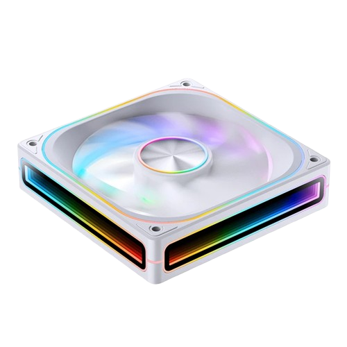 Quạt tản nhiệt Case liền khối Jonsbo ZA-120 ARGB - Trắng/ gió thuận