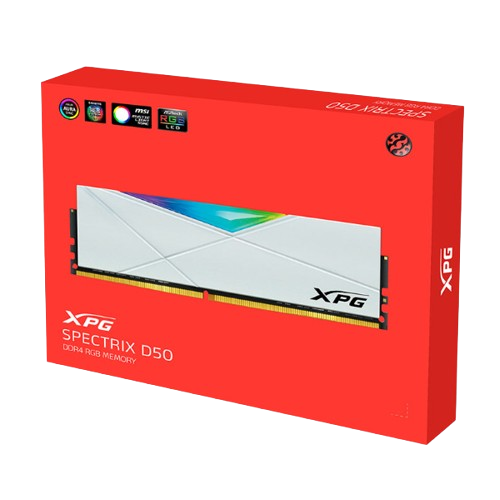 RAM Adata Spectrix D50 RGB 16GB (1x16GB) DDR4 3200Mhz AX4U320016G16A-SW50