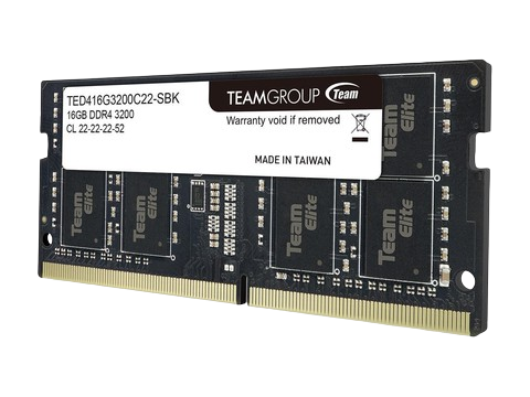 Ram laptop Teamgroup Elite 8GB DDR4 3200 (TED48G3200C22-SBK) (SODIMM)