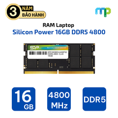 RAM Laptop Silicon Power DDR5 16GB Bus 4800 CL40 SP016GBSVU480F02