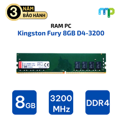 RAM Kingston Fury 8GB D4-3200U CL22 (KVR32N22S8/8)
