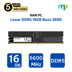 Ram Lexar DDR5 16GB Buss 5600 (LD5U16G56C46ST-BGS)